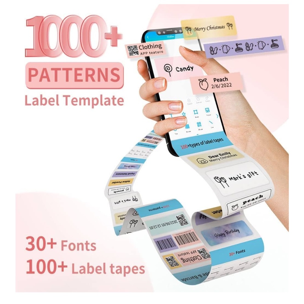 2/$15 🍓 Pink Handheld Label Maker - Picture 3 of 5